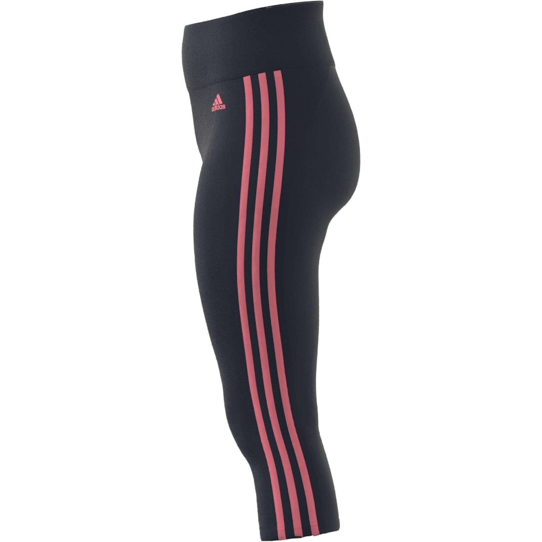 Legging woman adidas Designed To Move High-Rise 3-Stripes 3/4 Sport